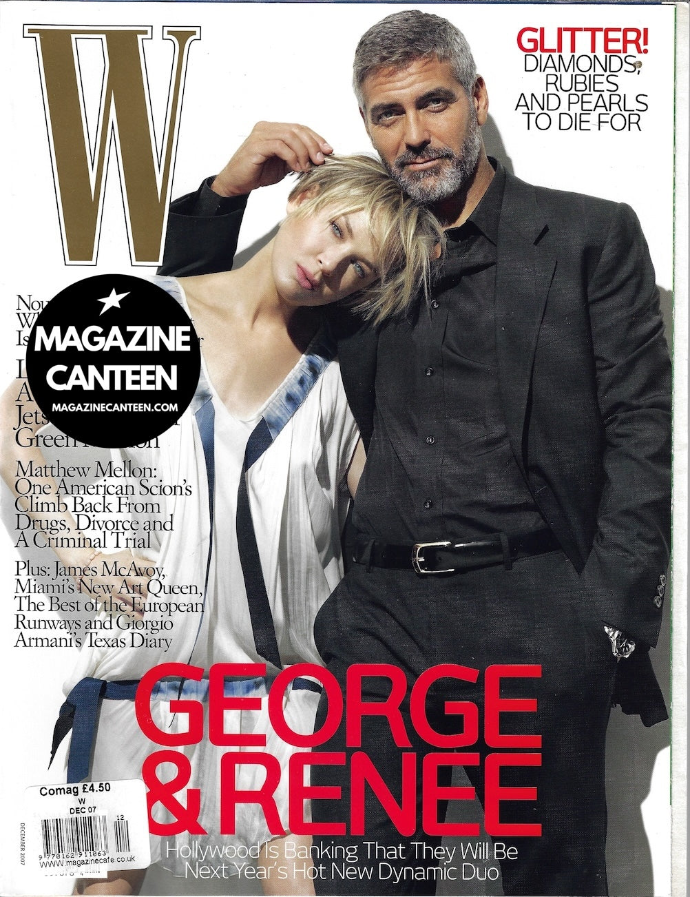 W Magazine - George Clooney JAMES MCAVOY Raquel Zimmermann