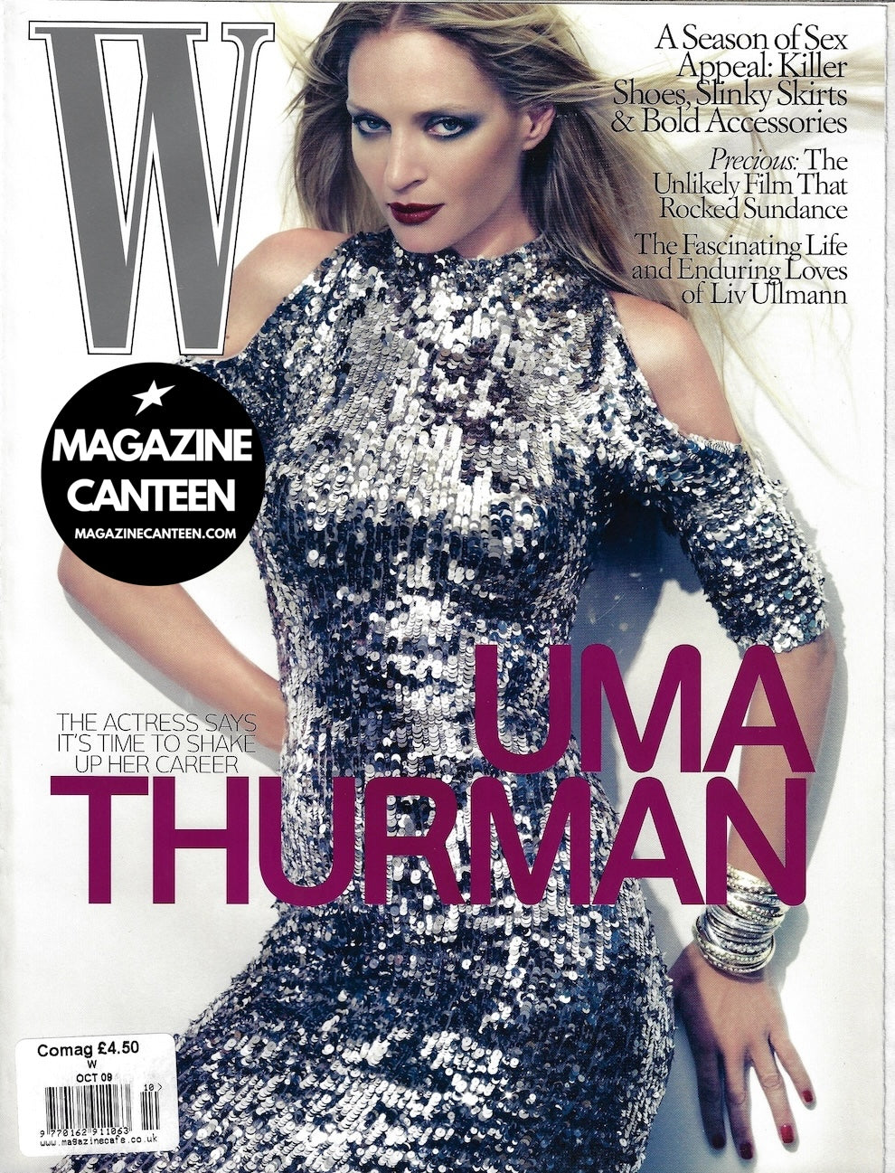 W Magazine - Uma Thurman Raquel Zimmermann Steven Klein