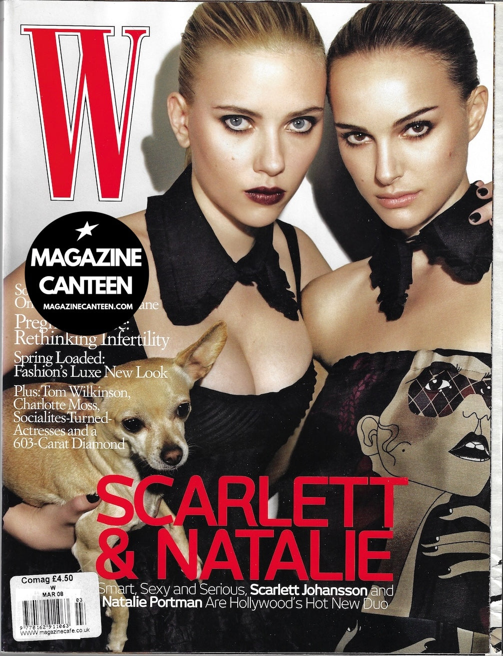  W Magazine - Natalie Portman Scarlett Johansson Lara Stone