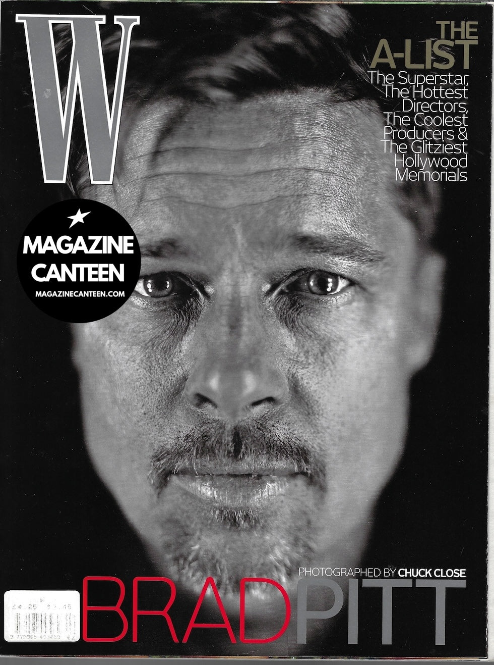 W Magazine - Brad Pitt Chuck Close Edita Vilkevičiūtė Lara Stone