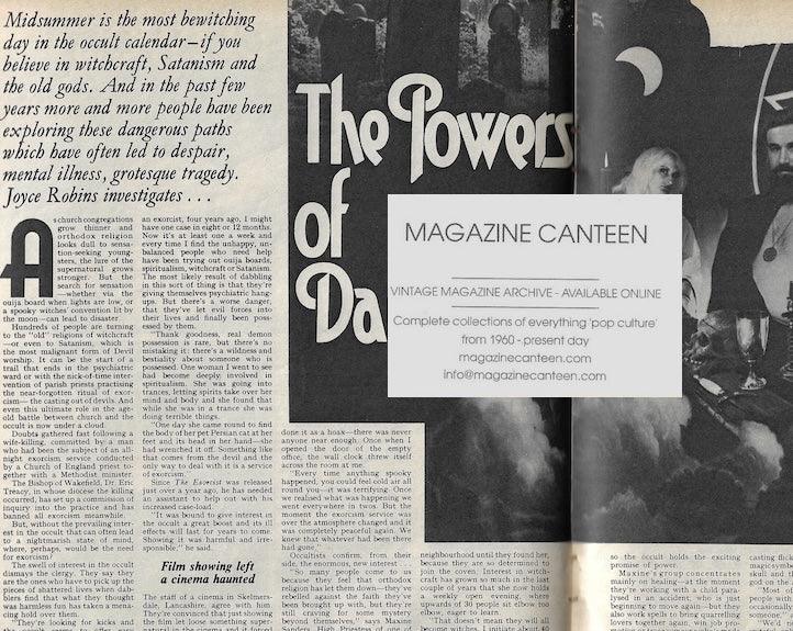 Woman Magazine - MAXINE SANDERS Witchcraft ROGER CHARITY