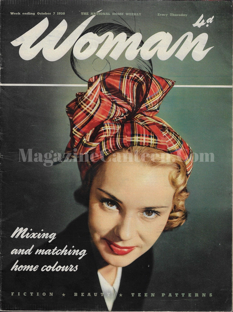 Woman Magazine The 1950s Vintage Women's Magazines magazine canteen