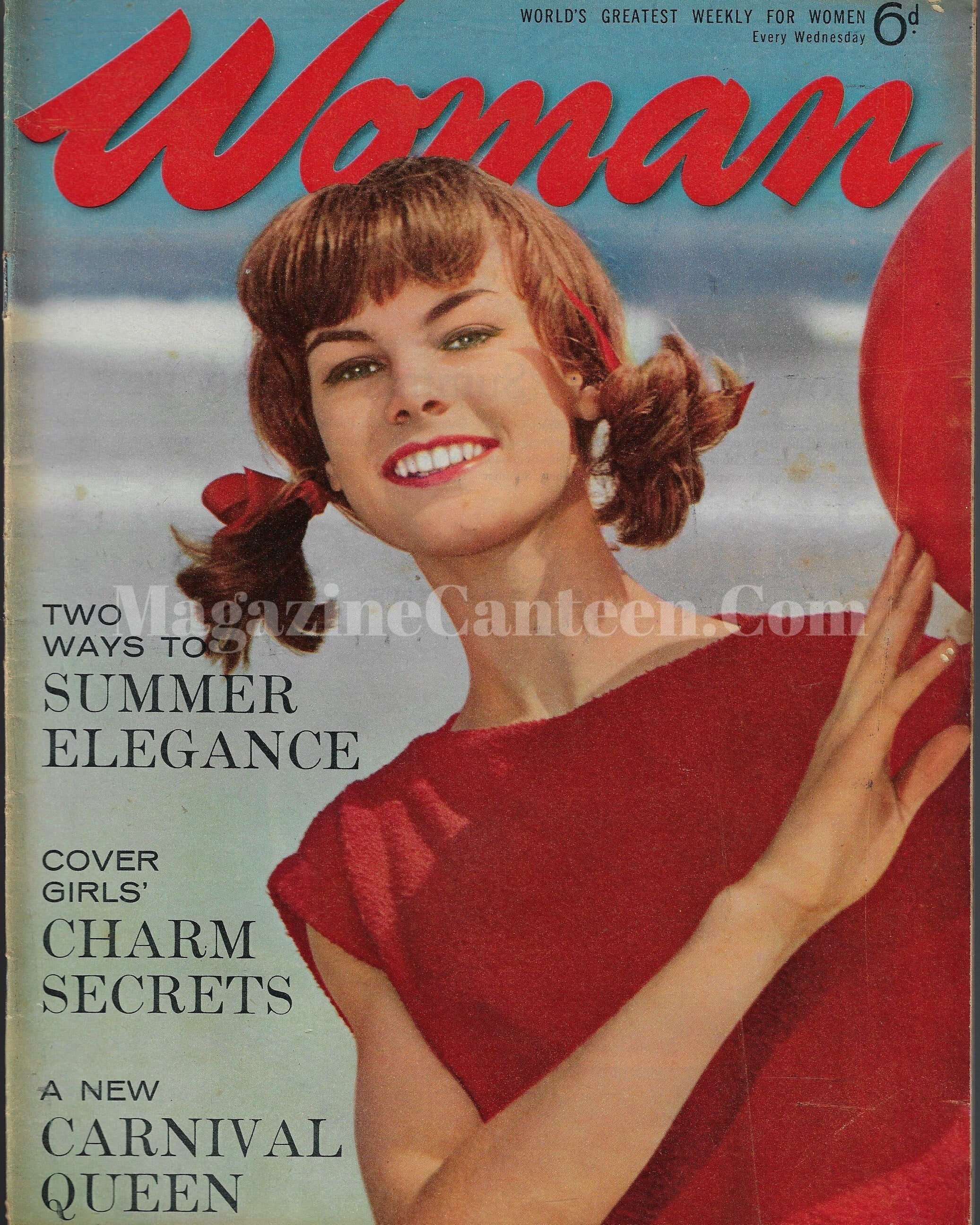 Woman Magazine - Jean Shrimpton First Cover A Pre Vogue
