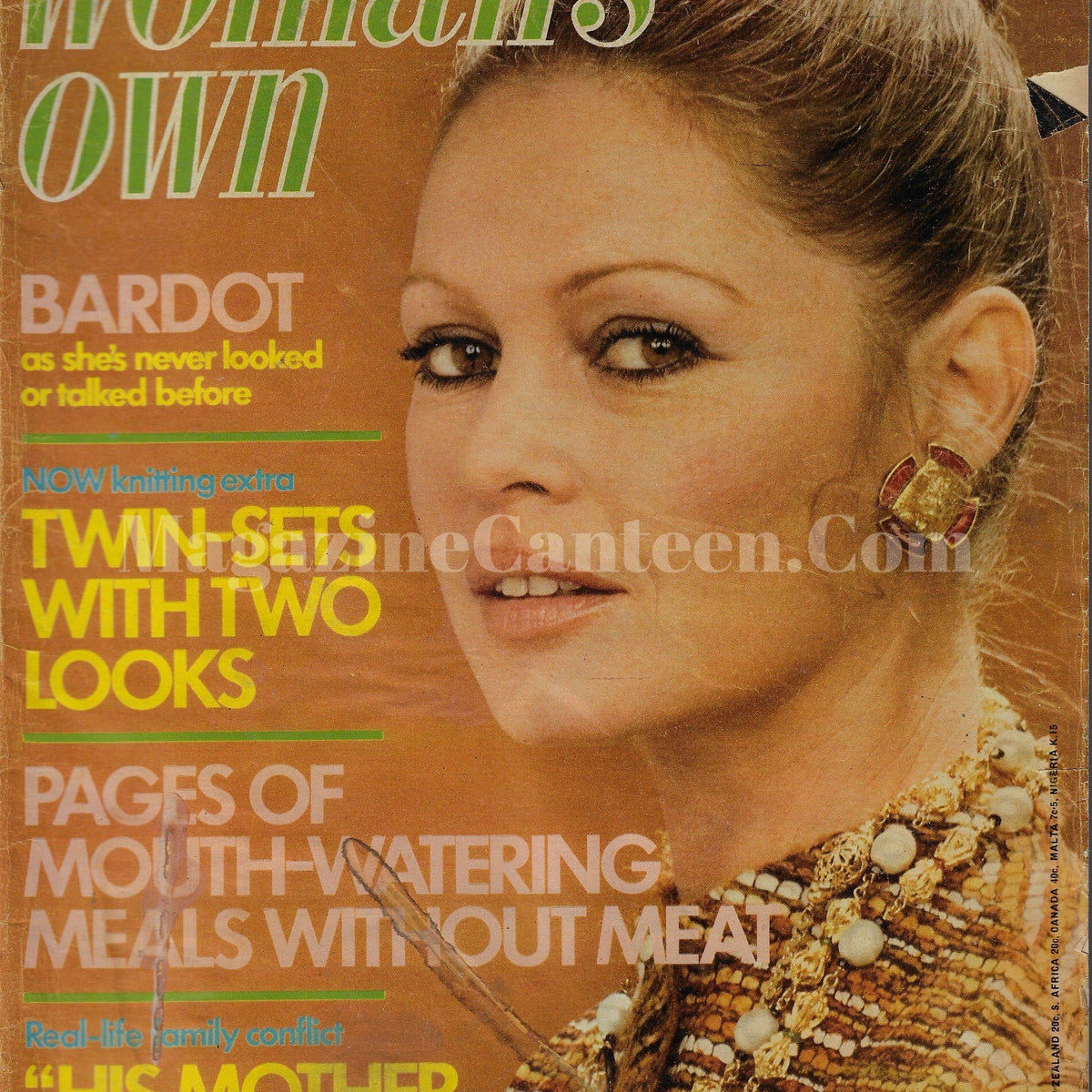 Woman's Own Magazine - Brigitte Bardot – magazine canteen