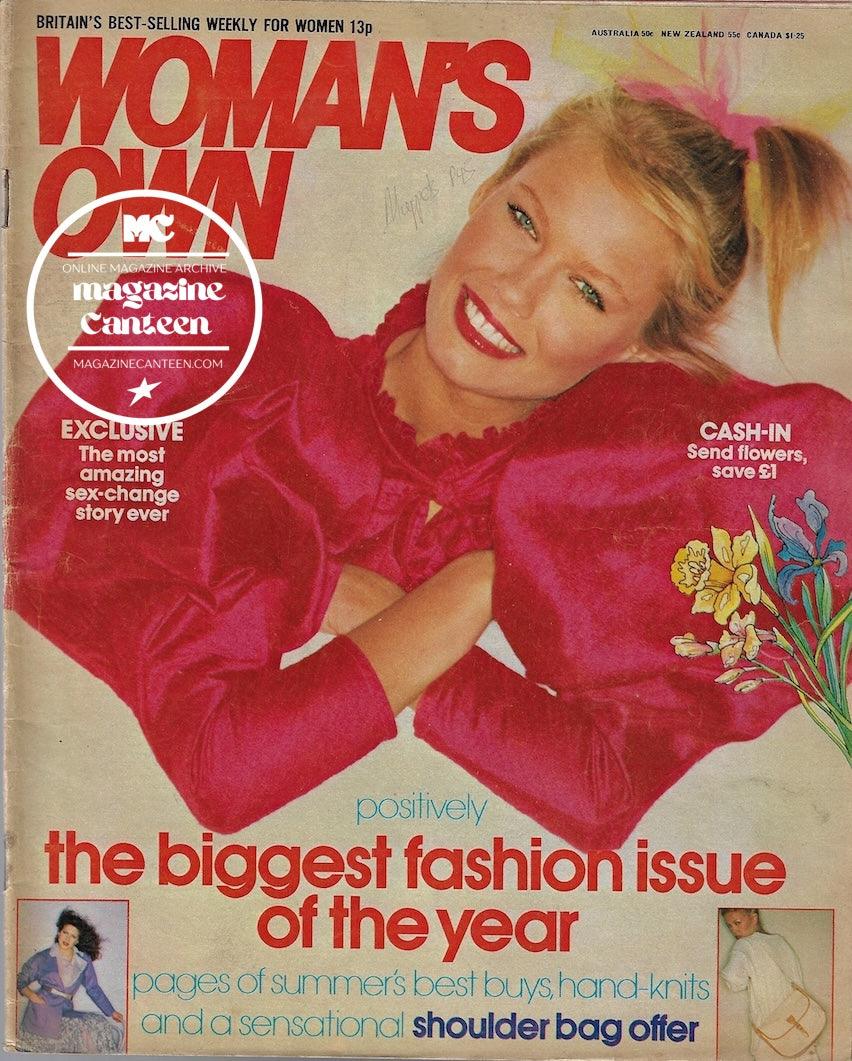 Woman's Own Magazine - Renee Richards – magazine canteen