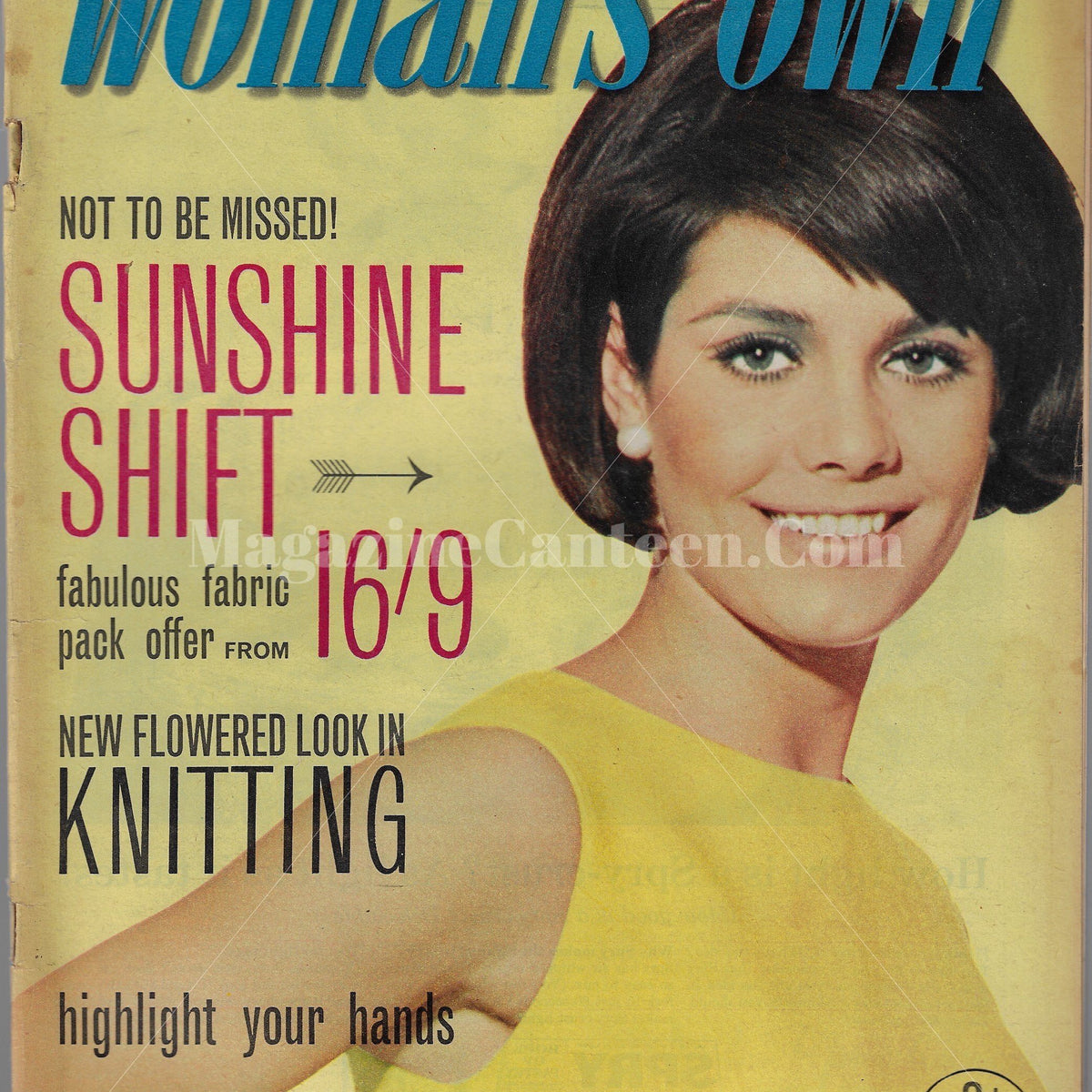 Woman's Own Magazine - Sonny Drane Marianne Faithfull B – magazine canteen