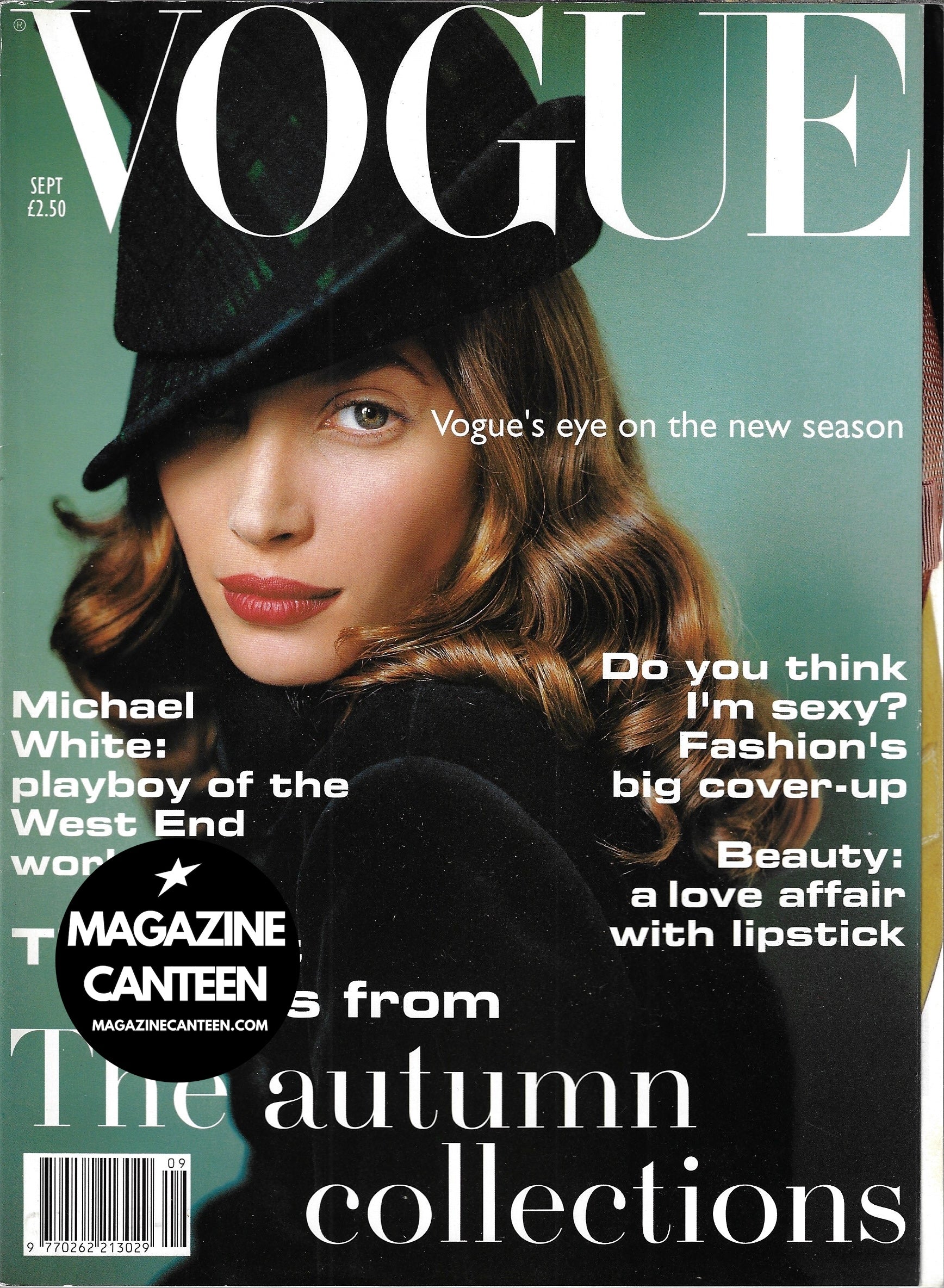 Vogue Magazine September 1993 - Christy Turlington CECILIA