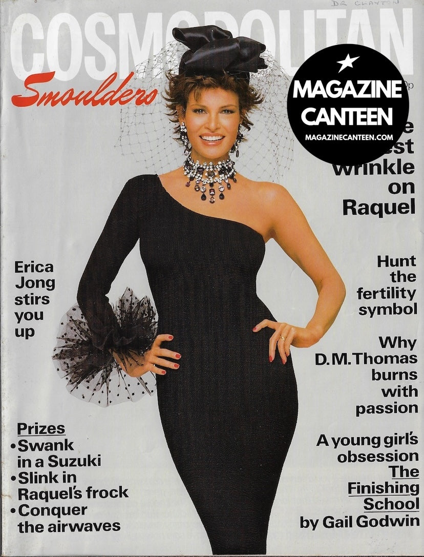 Cosmopolitan Magazine - Raquel Welch NEIL KIRK Katharine Hamnett