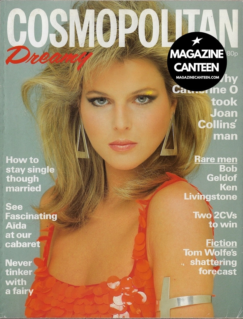 Cosmopolitan Magazine - Catherine Oxenberg BOB GELDOF Neil Kirk