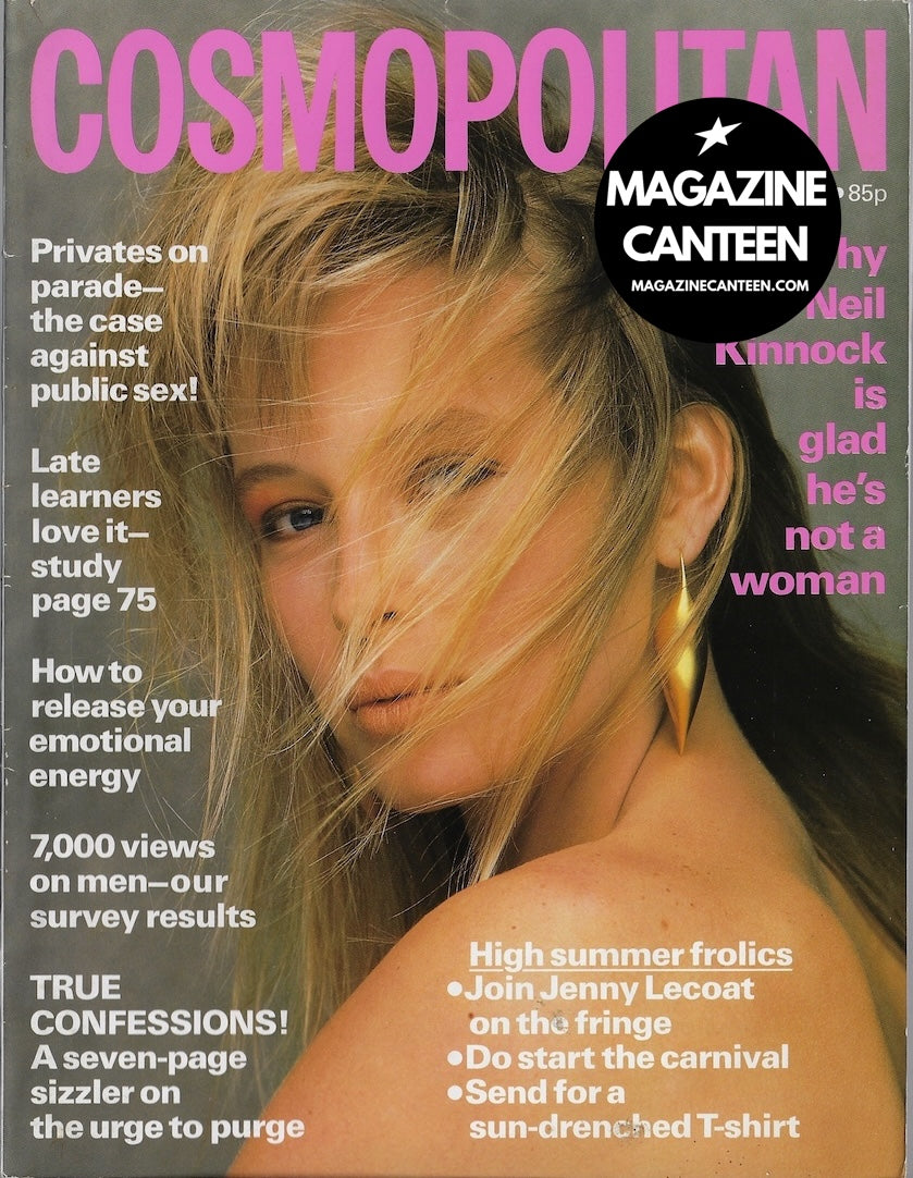 Cosmopolitan Magazine - Estelle Lefebure 1986