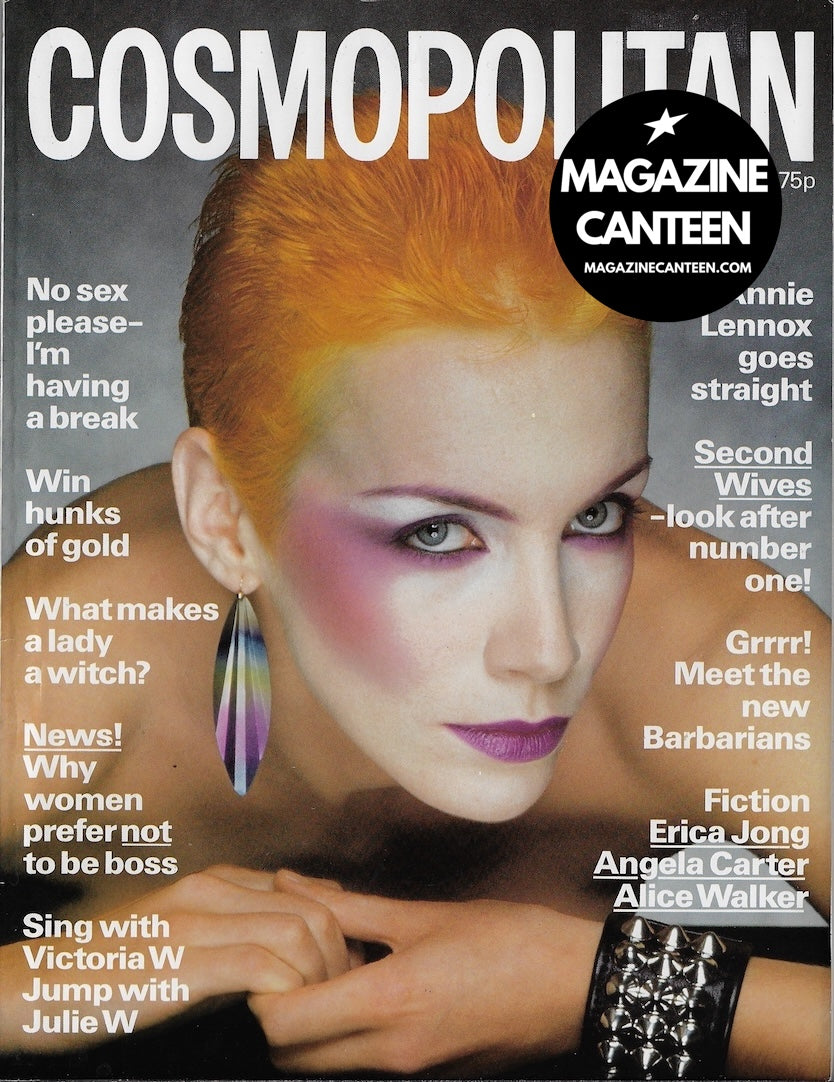 Cosmopolitan Magazine - ANNIE LENNOX Brian Aris MARTIN HIROGOYEN 1984