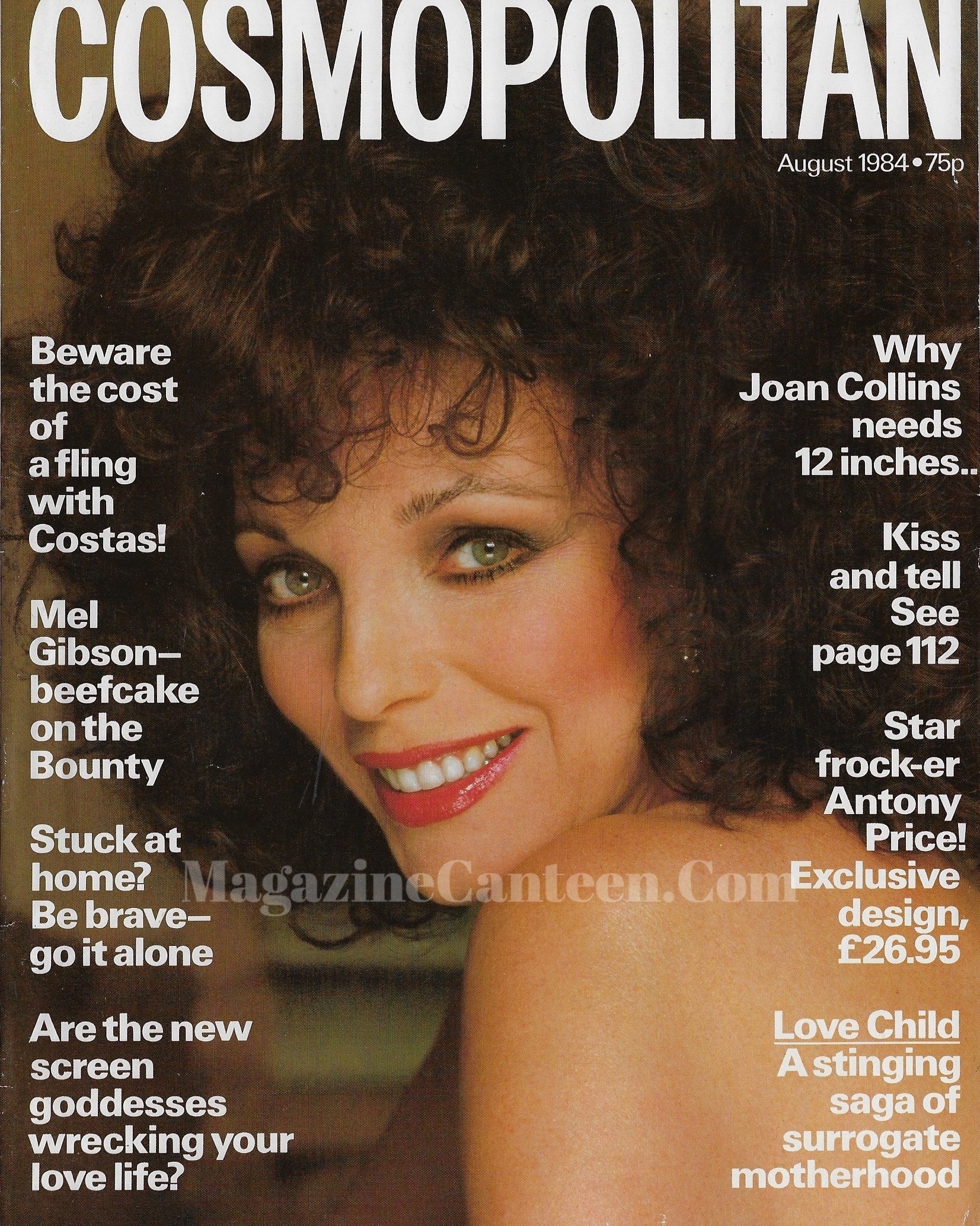 Cosmopolitan Magazine - Joan Collins