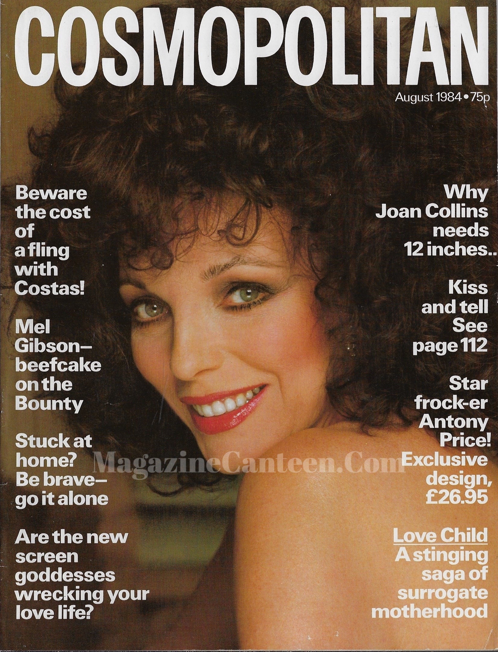 Cosmopolitan Magazine - Joan Collins