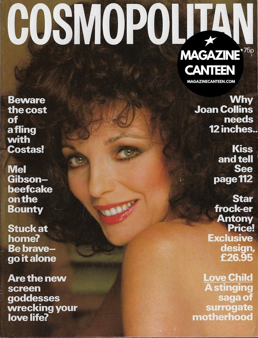 Cosmopolitan Magazine - JOAN COLLINS Michael Clark NORMAN PARKINSON