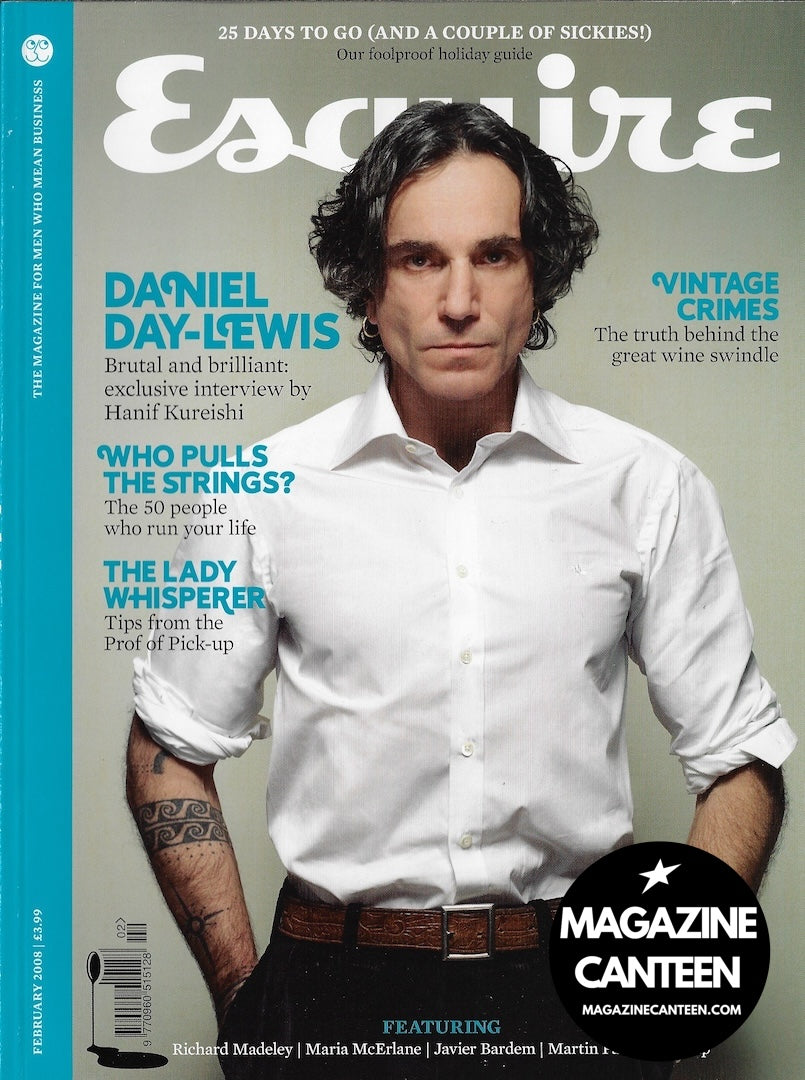 Esquire Magazine - DANIEL DAY LEWIS Javier Bardem