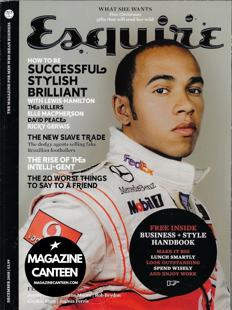 Esquire Magazine - Lewis Hamilton PETER CAPALDI Ricky Gervais