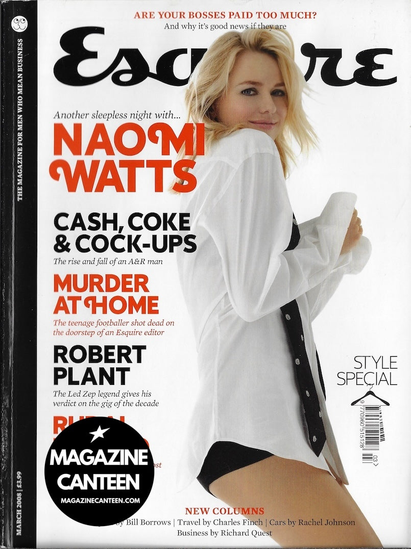 Esquire Magazine - Naomi Watts OLIVER JACKSON COHEN Dan Stevens