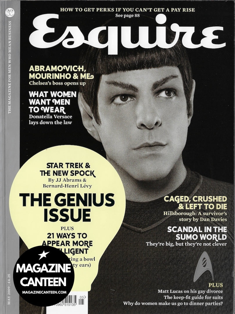 Esquire Magazine - Zachary Quinto Donatella Versace