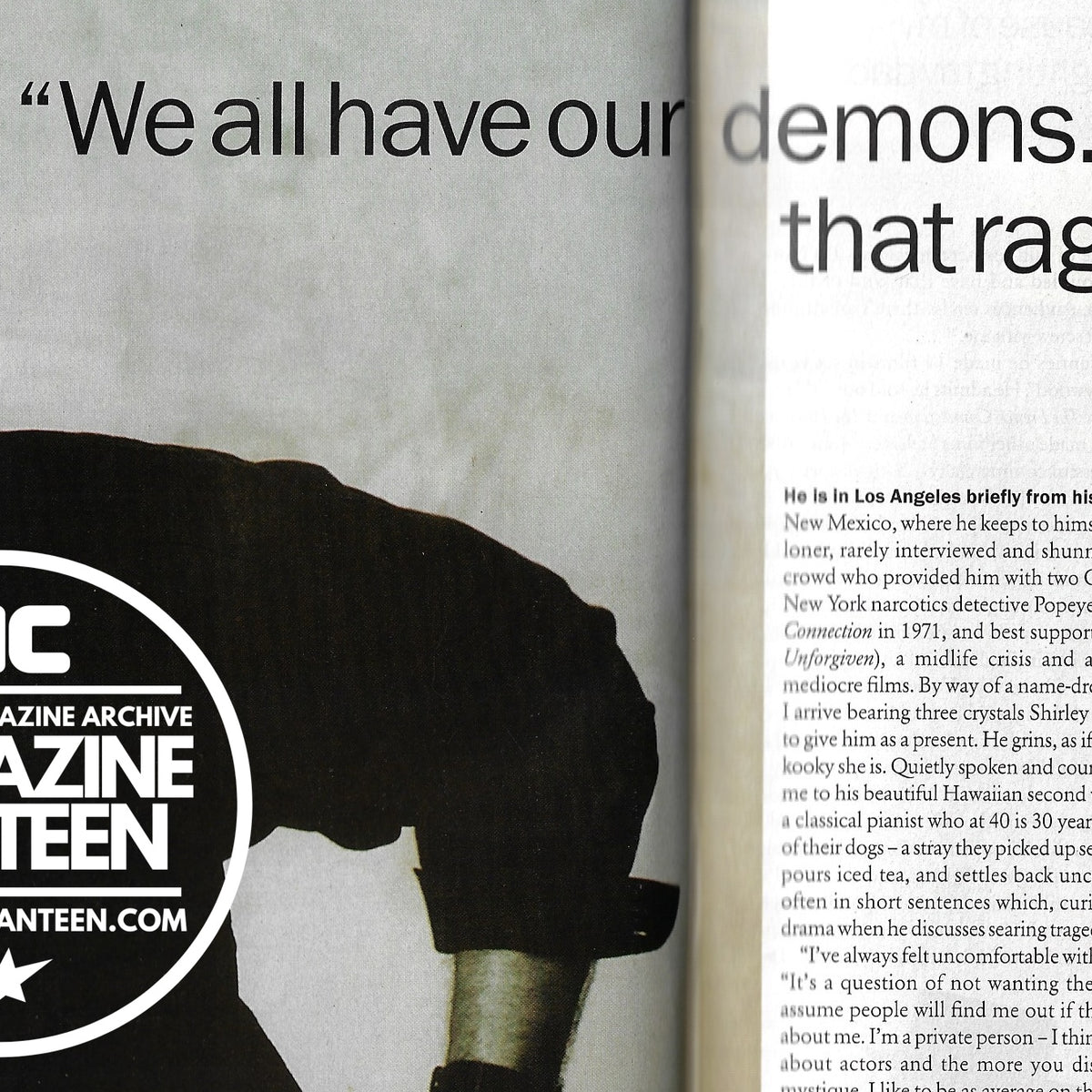 Radio Times Magazine - GENE HACKMAN We Have Our Demons – magazine canteen