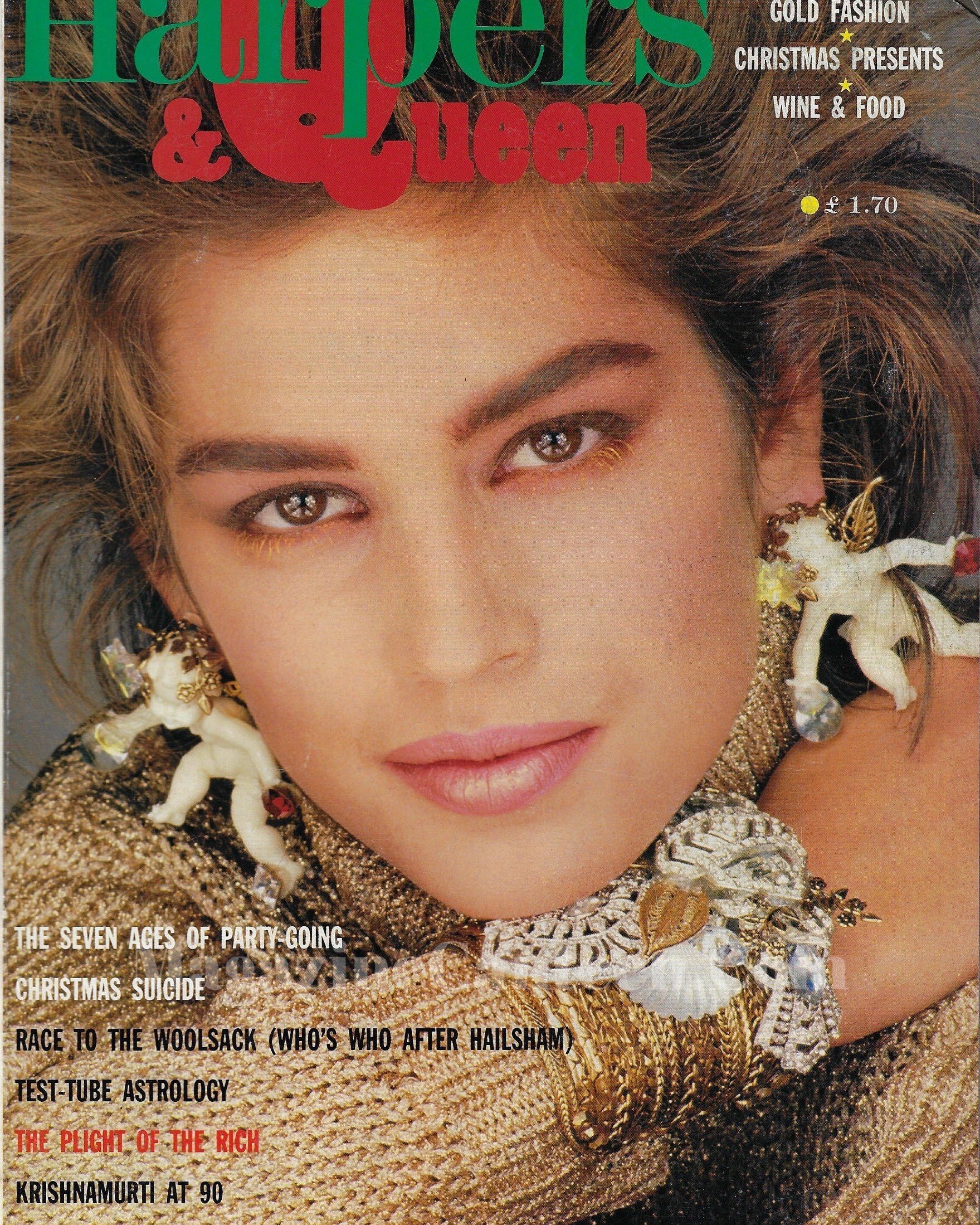 First Cover Harpers & Queen Magazine - Cindy Crawford