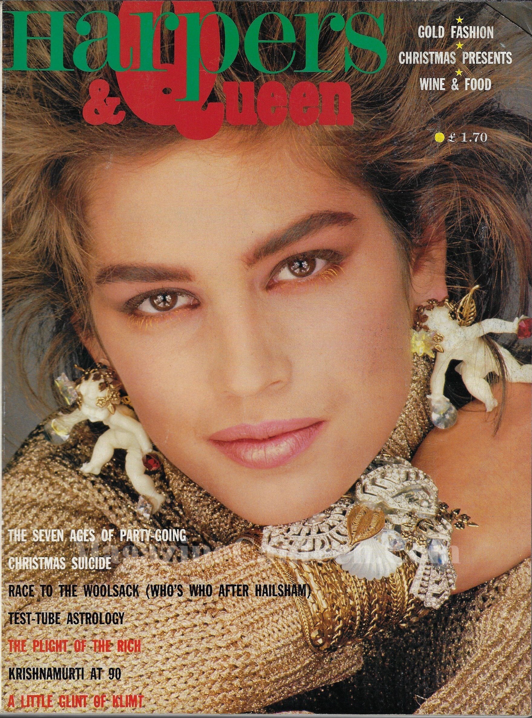 First Cover Harpers & Queen Magazine - Cindy Crawford
