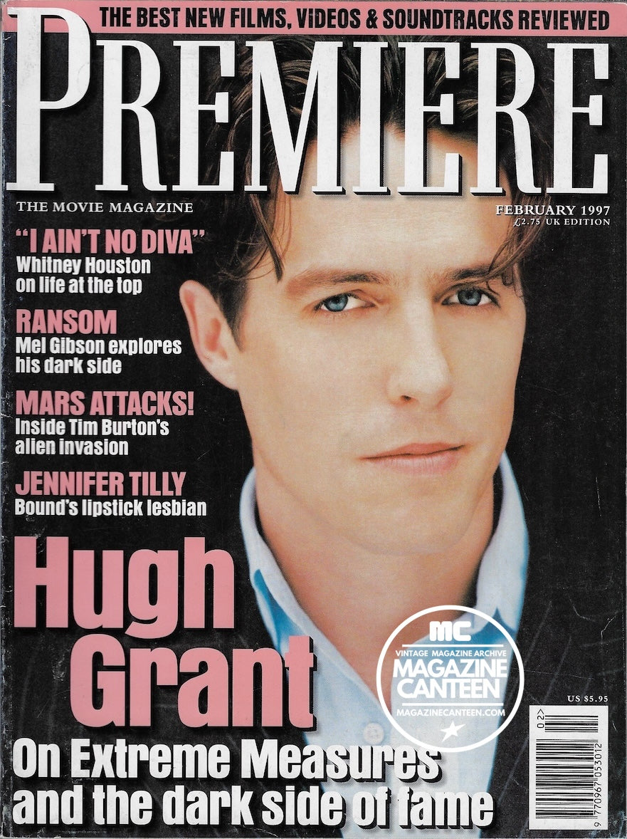 Premiere Magazine - Hugh Grant ROBERT CARLYLE Whitney Houston PHIL DANIELS
