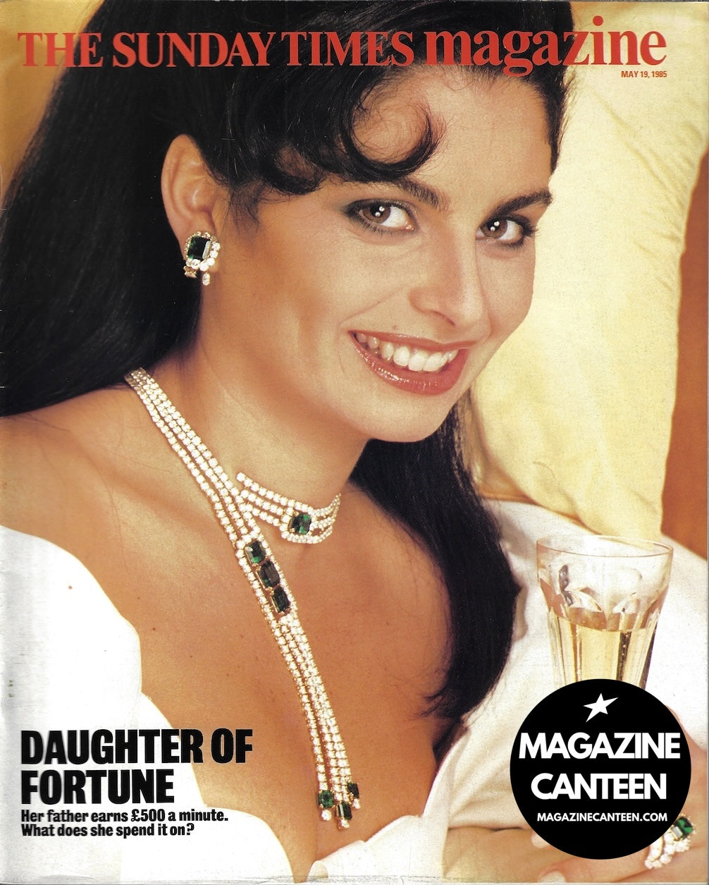 The Sunday Times Magazine - Nabila Khashoggi NORMAN PARKINSON Francis Bacon