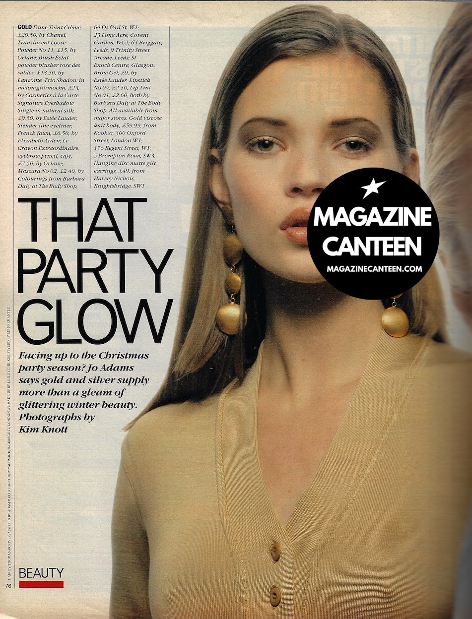 rare kate moss beauty pout magazine kim knott