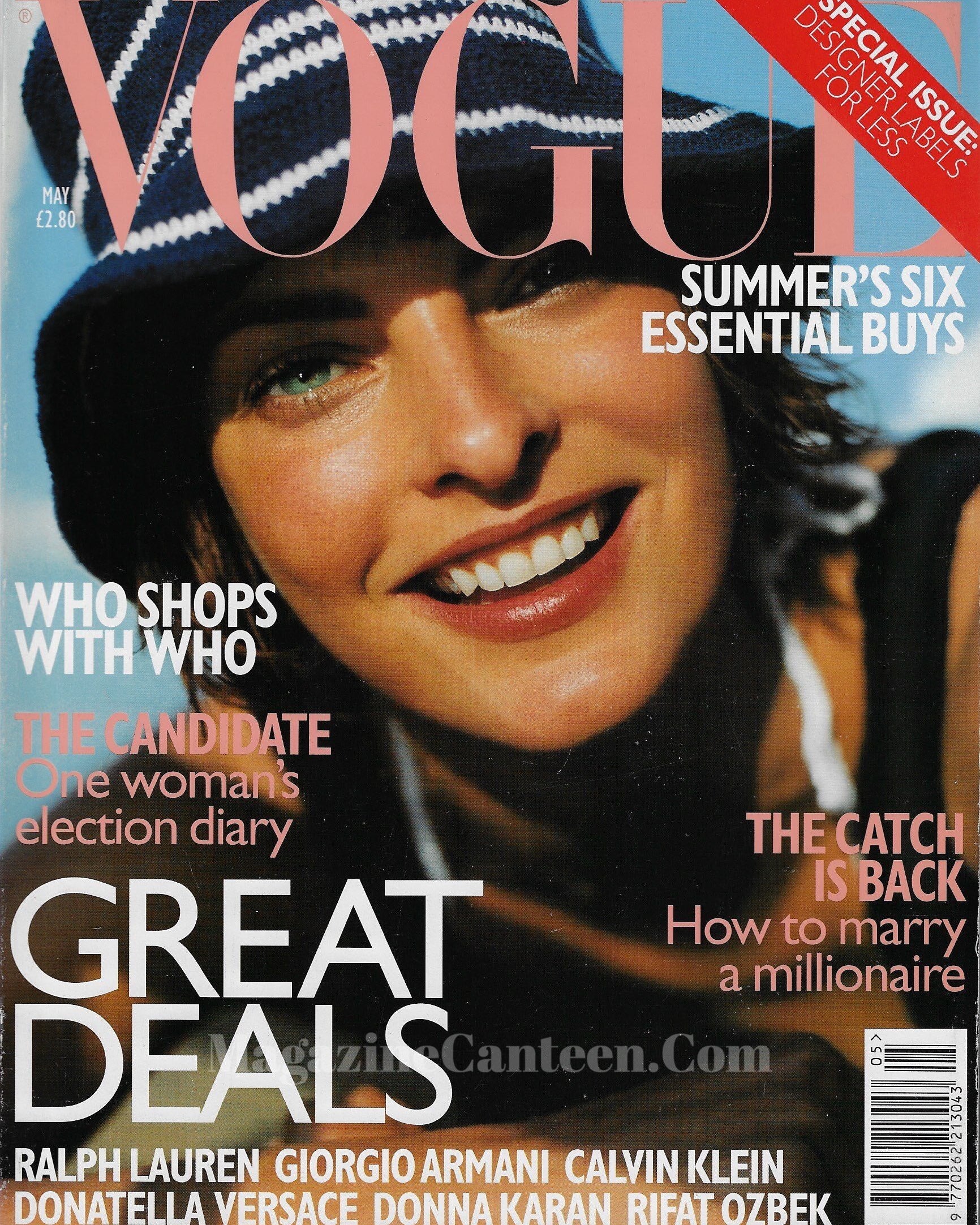 Vogue Magazine May 1997 - Linda Evangelista