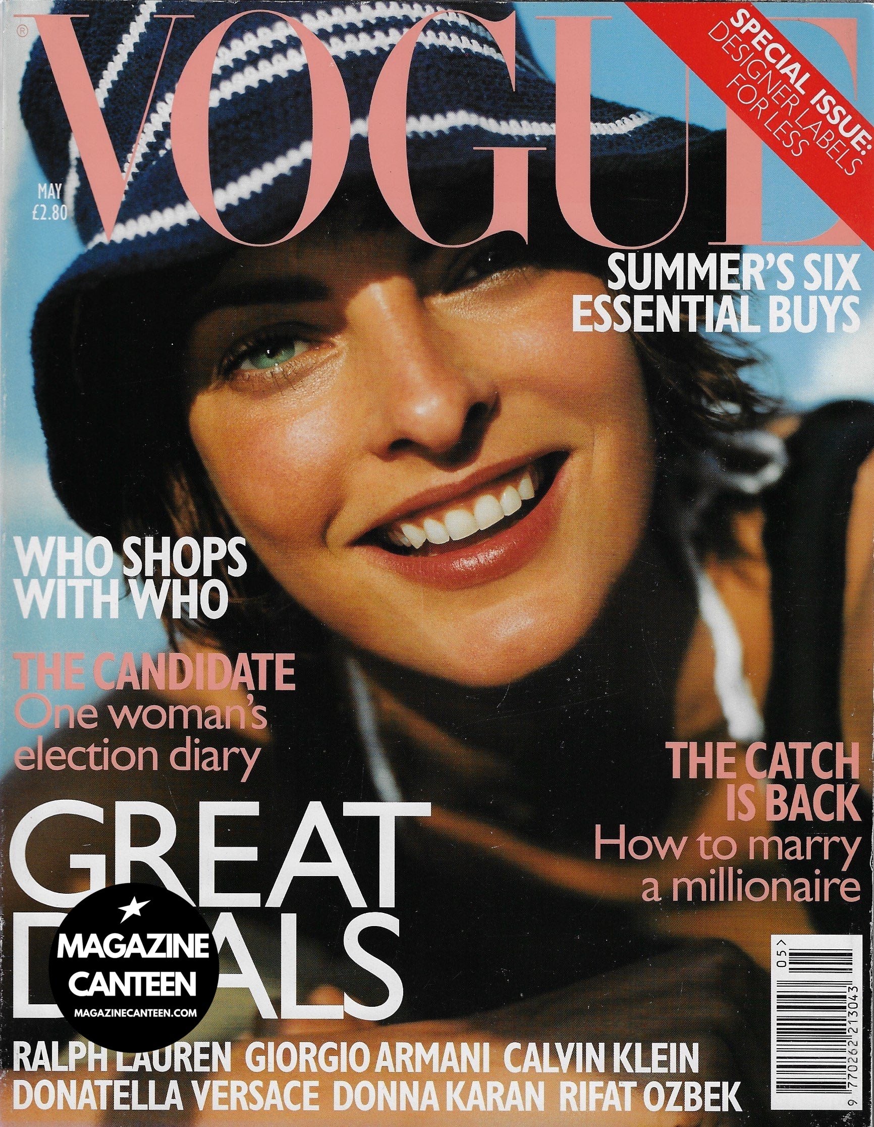 Vogue Magazine May 1997 - Linda Evangelista 
