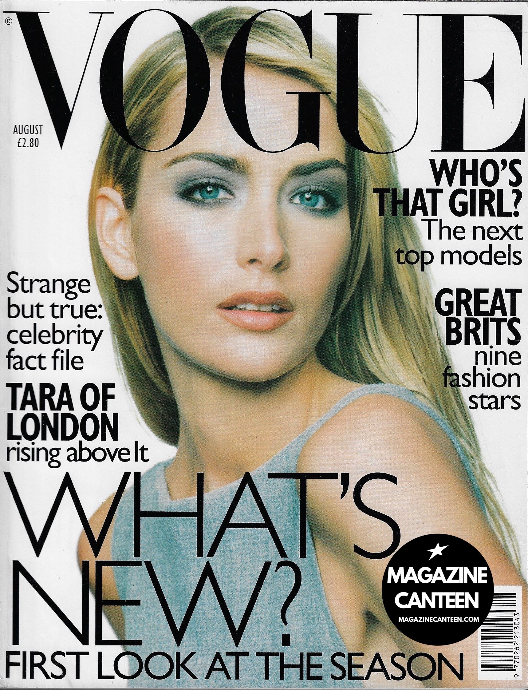 Vogue Magazine August 1997 - Georgina Grenville 