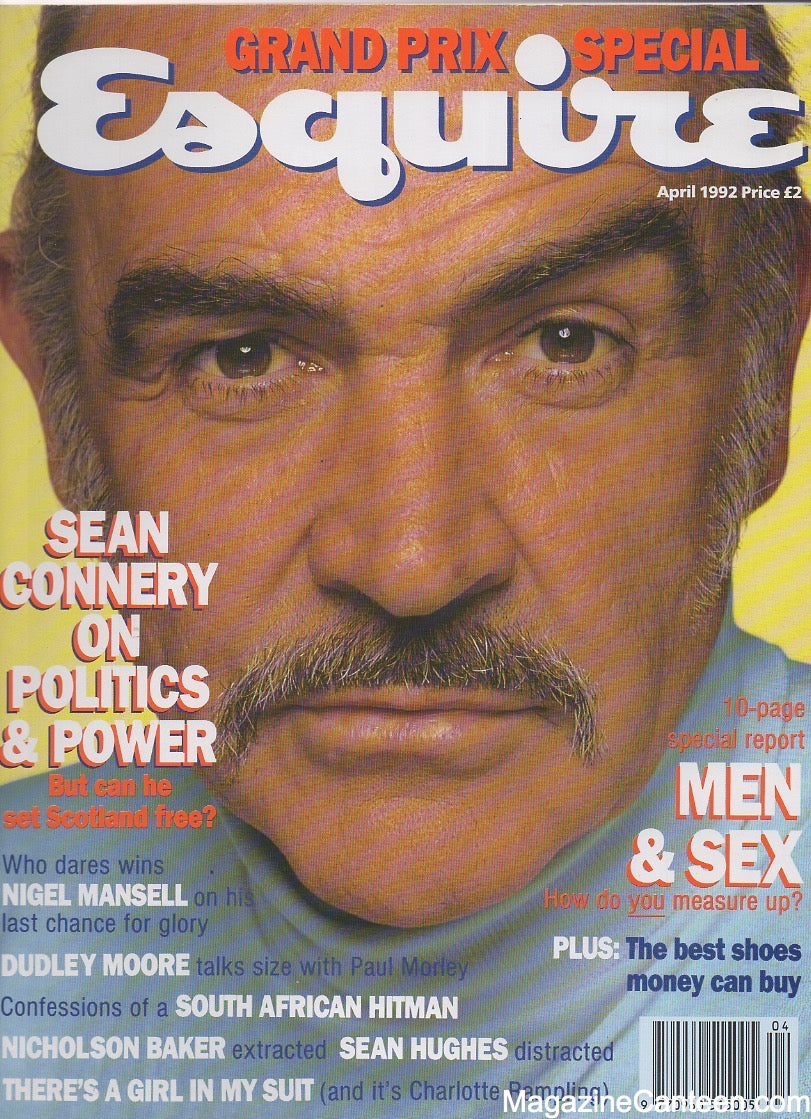 Esquire Magazine April 1992 -Sean Connery