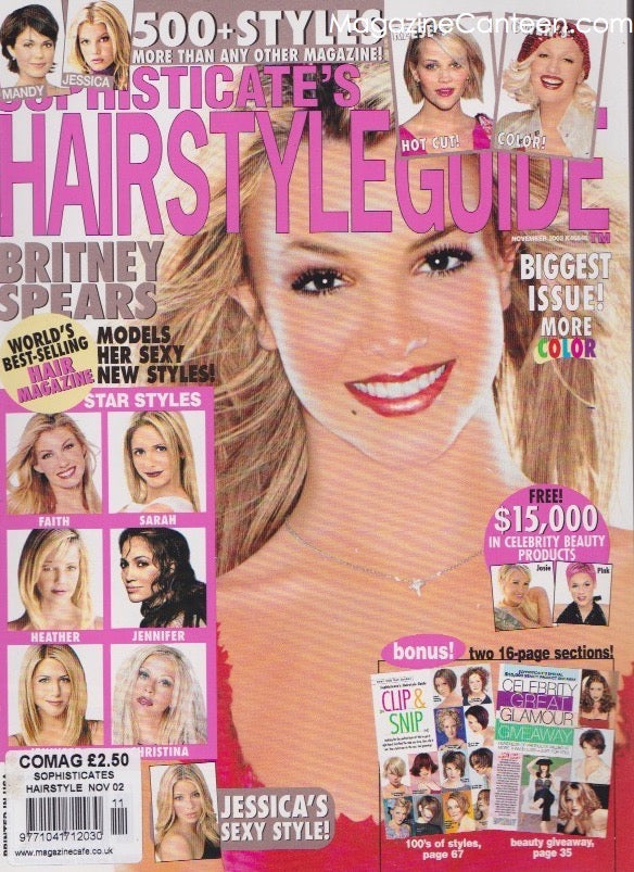 Britney Spears - Hairstyle Guide Magazine 
