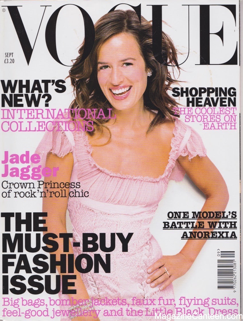 Vogue Magazine - September 2002 - Jade Jagger