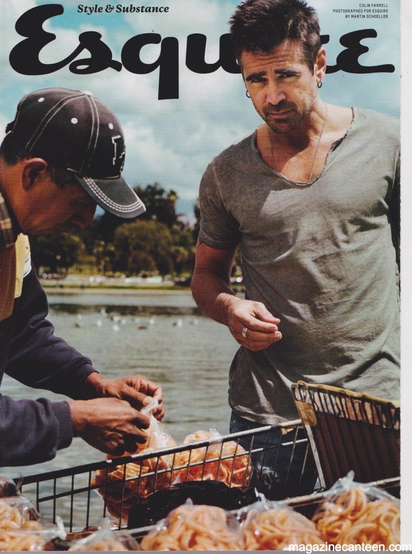 Esquire Magazine - October 2011 - Colin Farrell