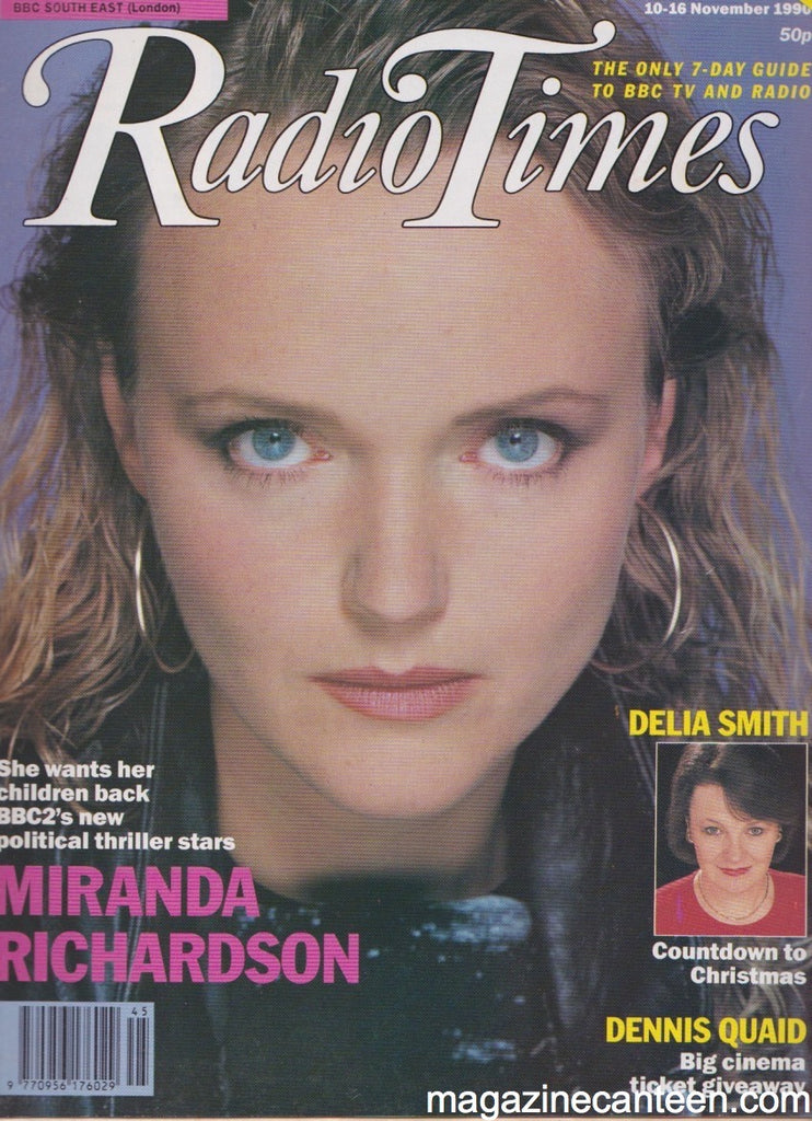 Radio Times Magazine 1990 - Miranda Richardson