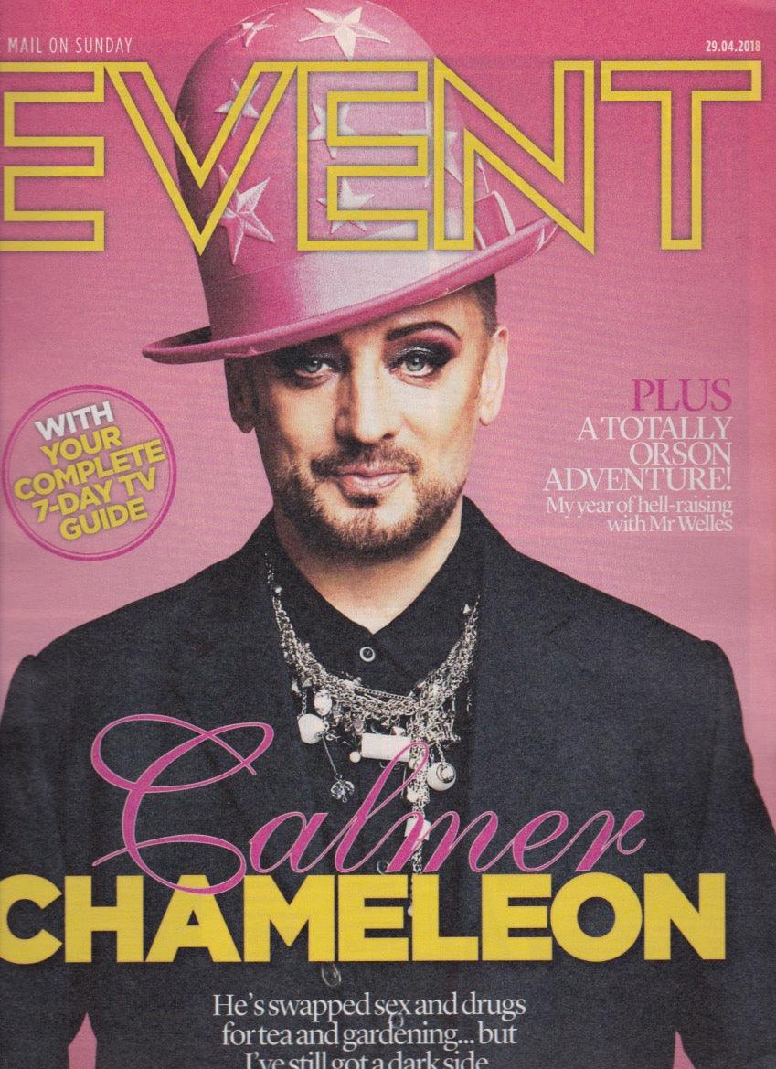 Event Magazine Boy George Magazine Canteen