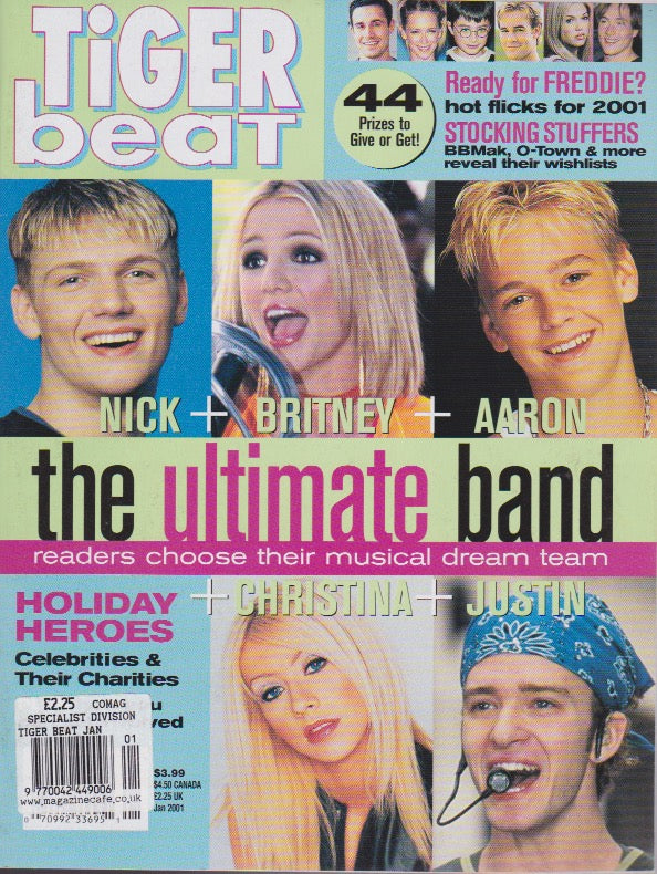 Tiger Beat Magazine January 2001