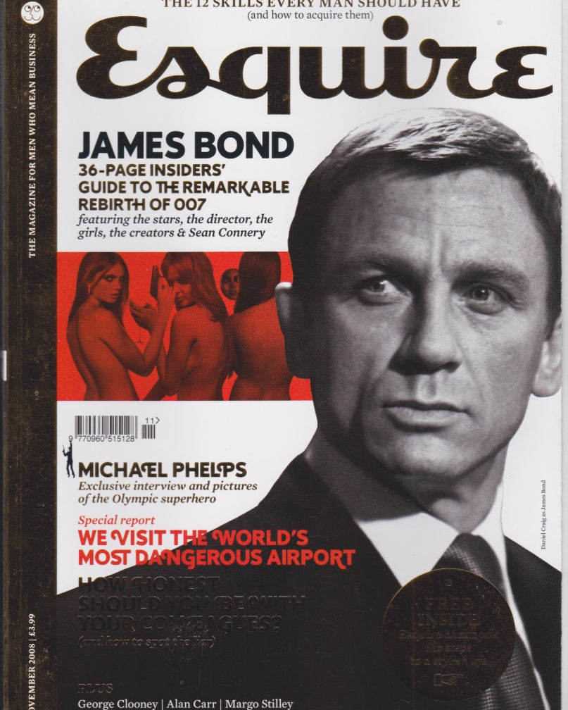 Esquire Magazine - November 2008 - James Bond Daniel Craig