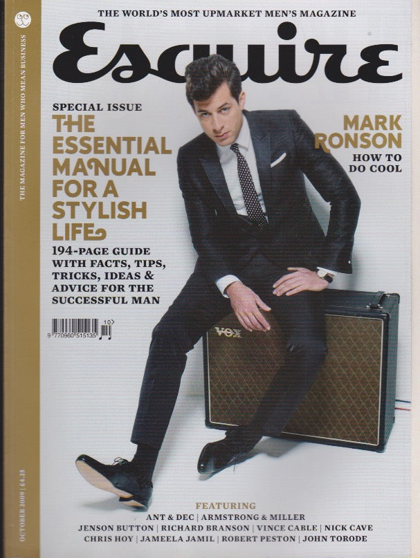 Esquire Magazine - October 2009 - Mark Ronson