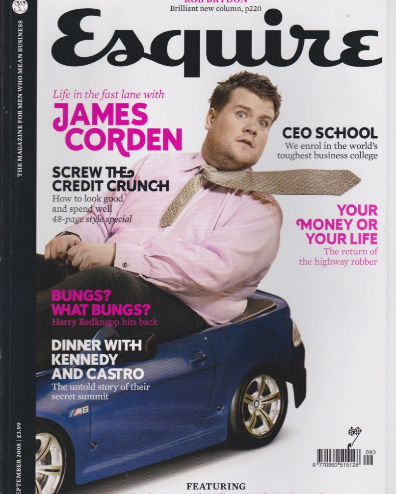 Esquire Magazine - September 2008 - James Corden