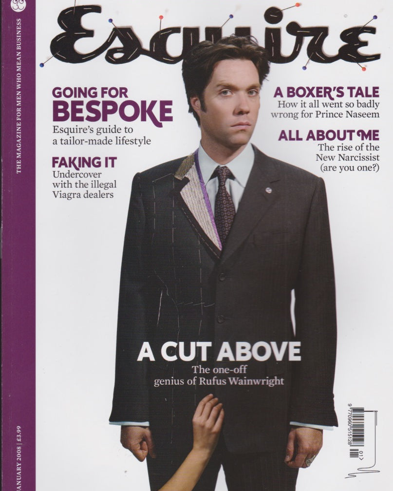 Esquire Magazine - January 2008 - Rufus Wainwright