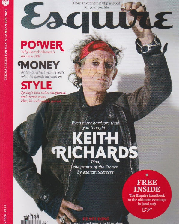 Esquire Magazine - May 2008 - Keith Richards