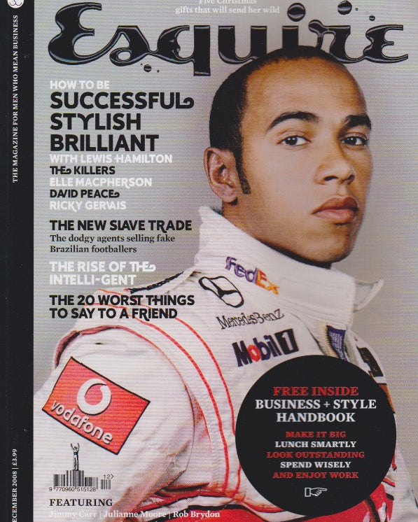 Esquire Magazine - December 2008 - Lewis Hamilton