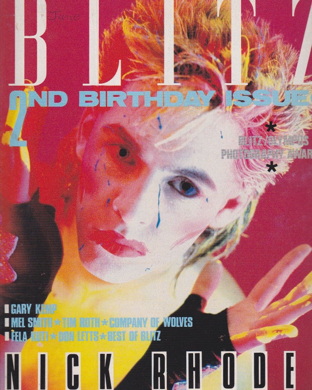 Blitz Magazine 1984 - Nick Rhodes Duran Duran spanda ballet