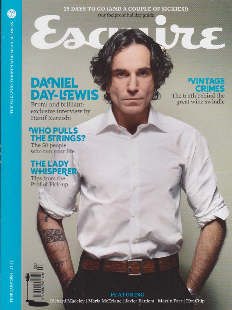 Esquire Magazine - February 2008 - Daniel Day Lewis