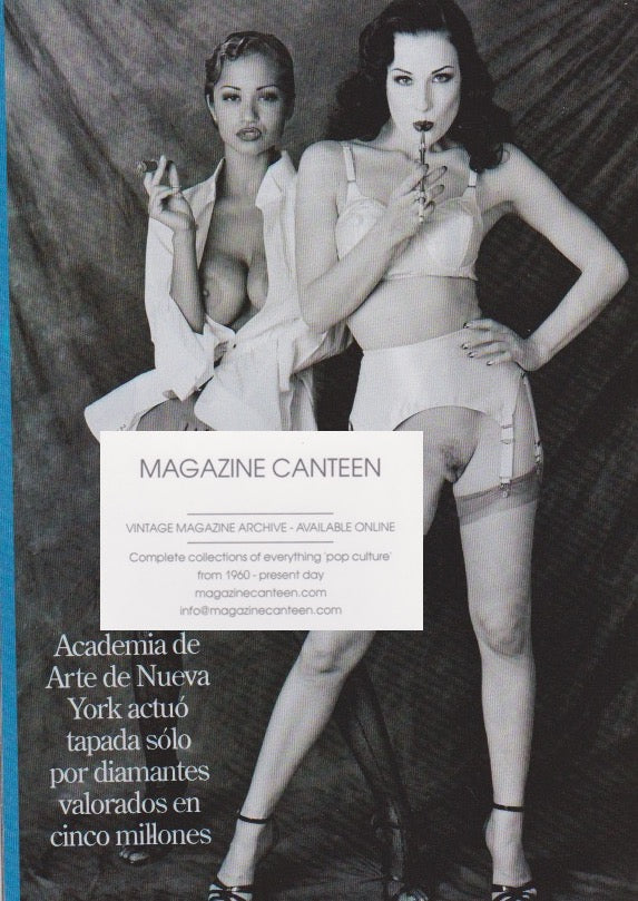 Dita Von Teese - Spanish magazine - Includes Nudes - magazine canteen