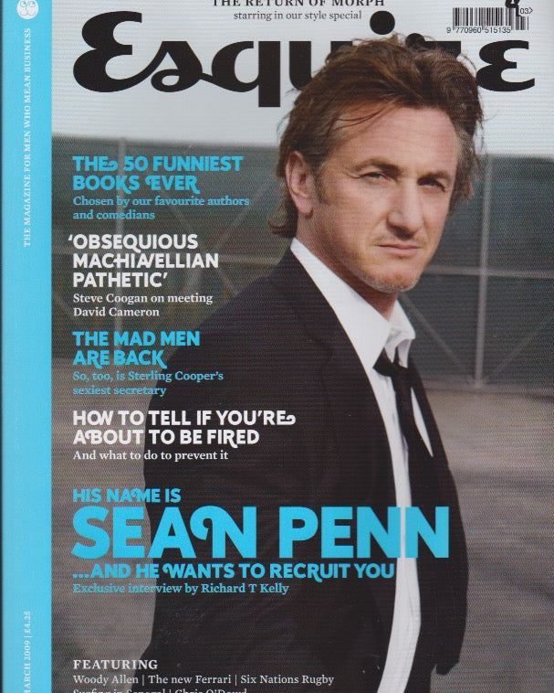 Esquire Magazine - March 2009 - Sean Penn
