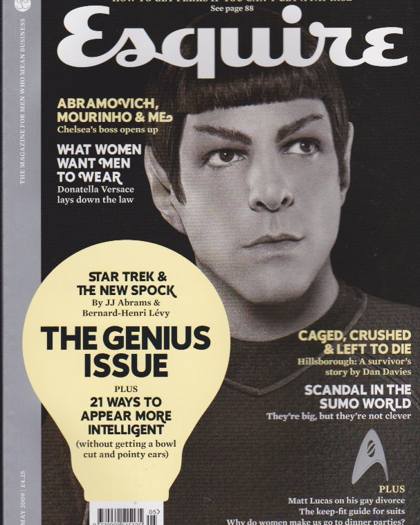 Esquire Magazine - May 2009 - Zachary Quinto