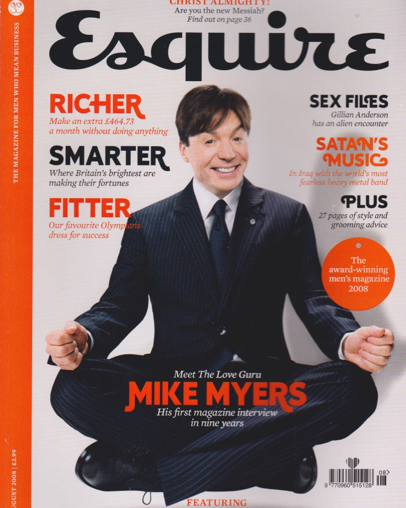 Esquire Magazine - August 2008 - Mike Myers